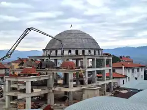 Beyağaç Çarşı Camisi'nde Vitray Çalışmaları Başladı