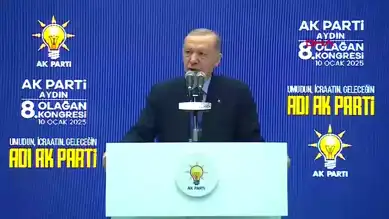 Erdoğan, Aydın AK Parti İl Kongresi'nde konuştu