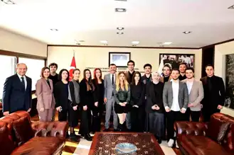 Denizli Gençlik Meclisi, Başkan Çavuşoğlu'nu Ziyaret Etti