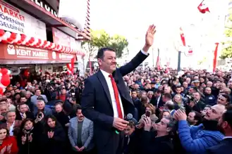 Denizli'de Uygun Fiyatlı Kent Market Açıldı