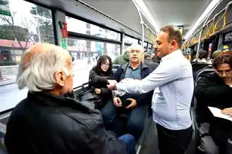 Denizli'de Otobüslerde İftar Sofrası