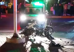 Denizli'de Kurye Motosiklet Kazasında Hayatını Kaybetti