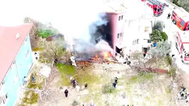 Denizli'de Apartman Müştemilatında Yangın!
