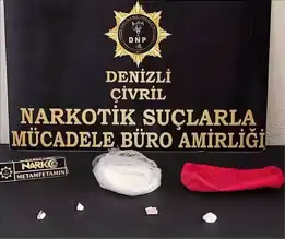 Denizli'de 330 Gram Metamfetamin Operasyonu