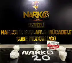 Denizli'de 5 Kilo Metamfetamin Operasyonu