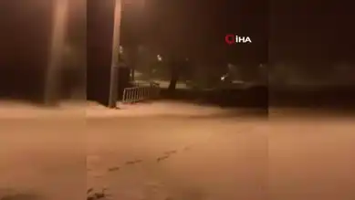 İlk Kar Ege Bölgesini Beyaza Bürüdü