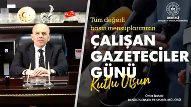 Ömer İlman'dan Gazetecilere Kutlama Mesajı