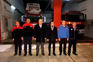 Çameli'de Yeni Yıl Ziyareti: Kaymakam ve Başkan, Görev Başındaki Personelin Yanında