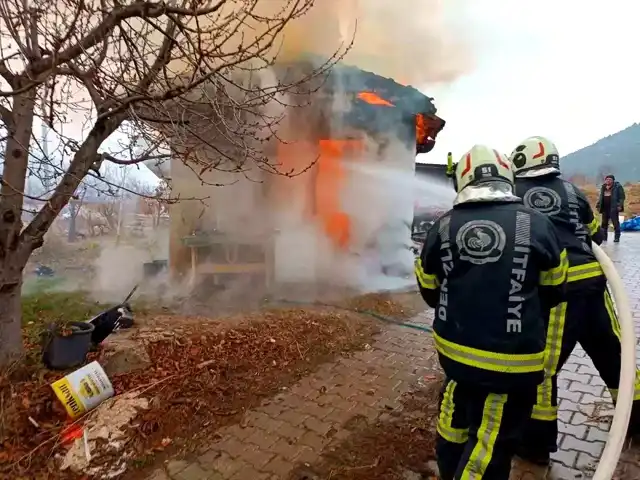 İş Yerinde Yangın Paniği: Çameli'nde Olay