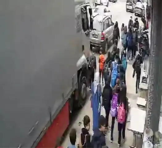 Denizli'de Okul Çıkışı Tehlikeli Anlar!