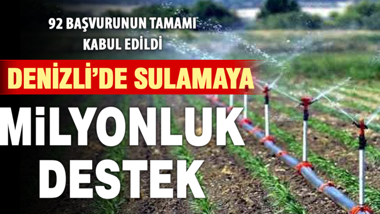 tarımsal sulama