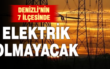Denizli elektrik kesintisi