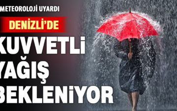Denizli yağış uyarısı