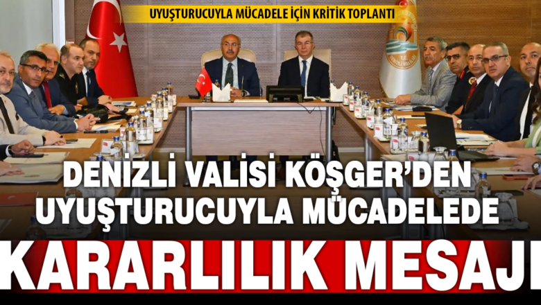Denizli bağımlılıkla mücadele